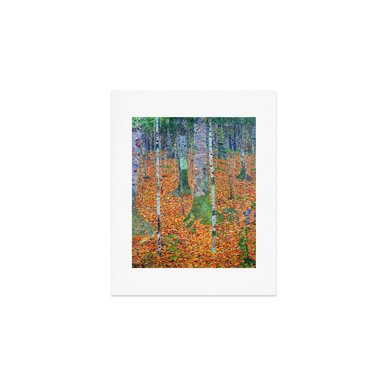 Gustav Klimt Birch Forest Art Print Gallery Image 1