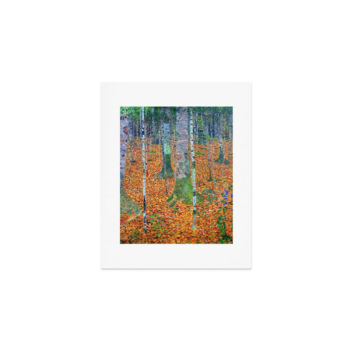 Gustav Klimt Birch Forest Art Print Gallery Image 1