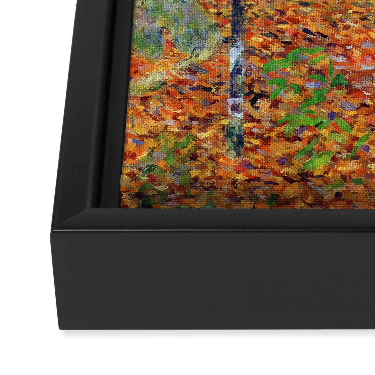 Gustav Klimt Birch Forest Framed Canvas Print Gallery Image 3