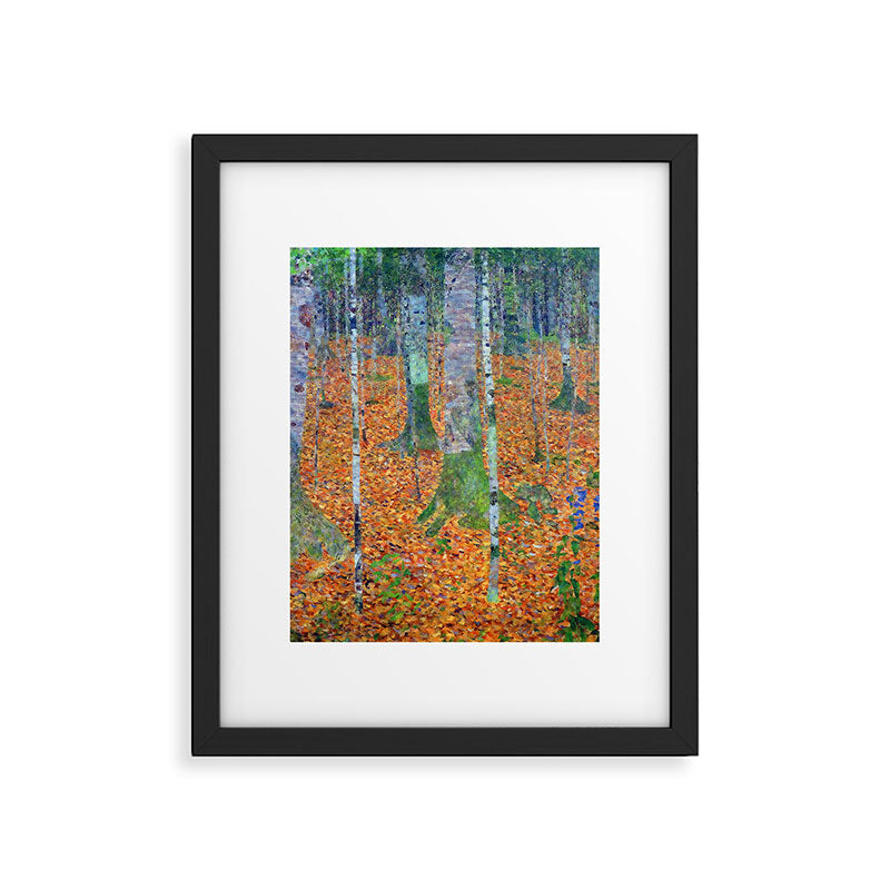 Gustav Klimt Birch Forest Framed Art Print Gallery Image 6
