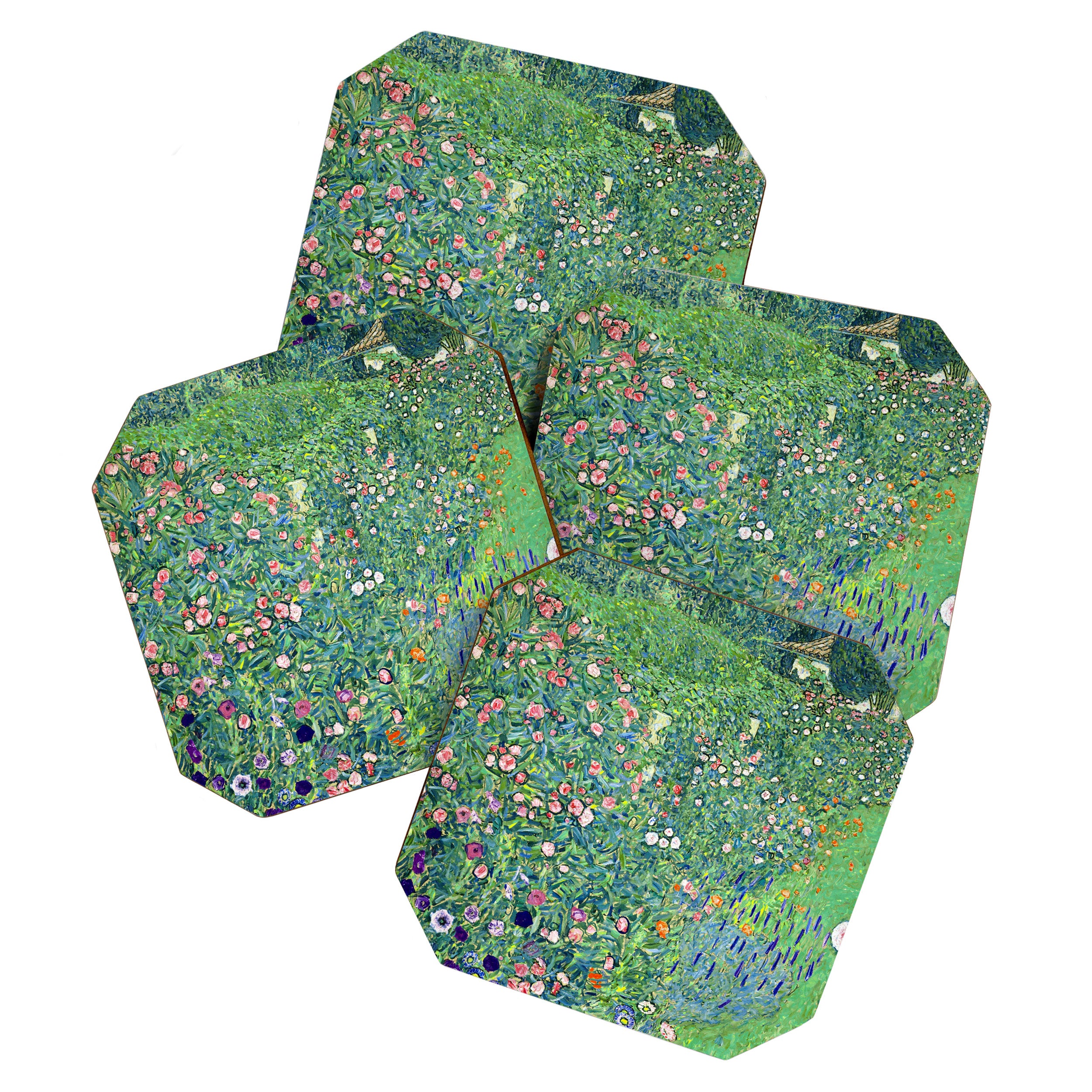 Gustav Klimt Italian Garden Coaster Gallery Image 1