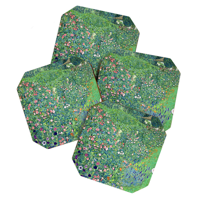 Gustav Klimt Italian Garden Coaster Gallery Image 1