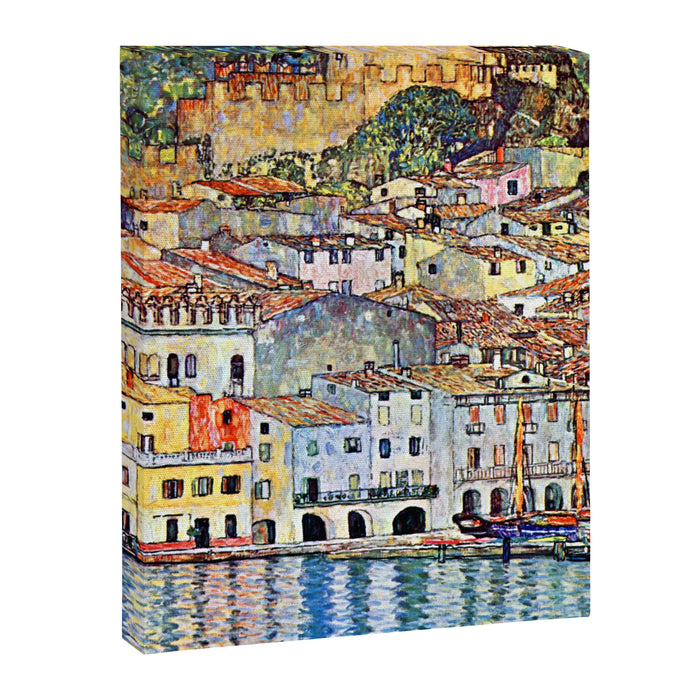 Gustav Klimt Malcesine on Lake Garda Canvas Print Gallery Image 1