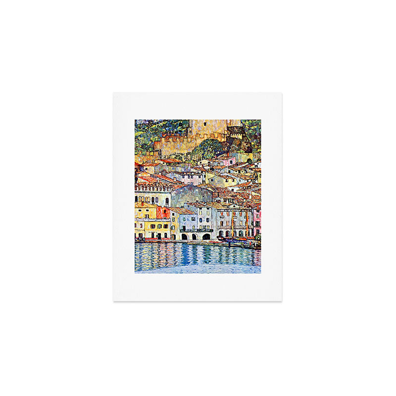 Gustav Klimt Malcesine on Lake Garda Art Print Gallery Image 1