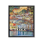 Gustav Klimt Malcesine on Lake Garda Framed Canvas Print Gallery Image 3