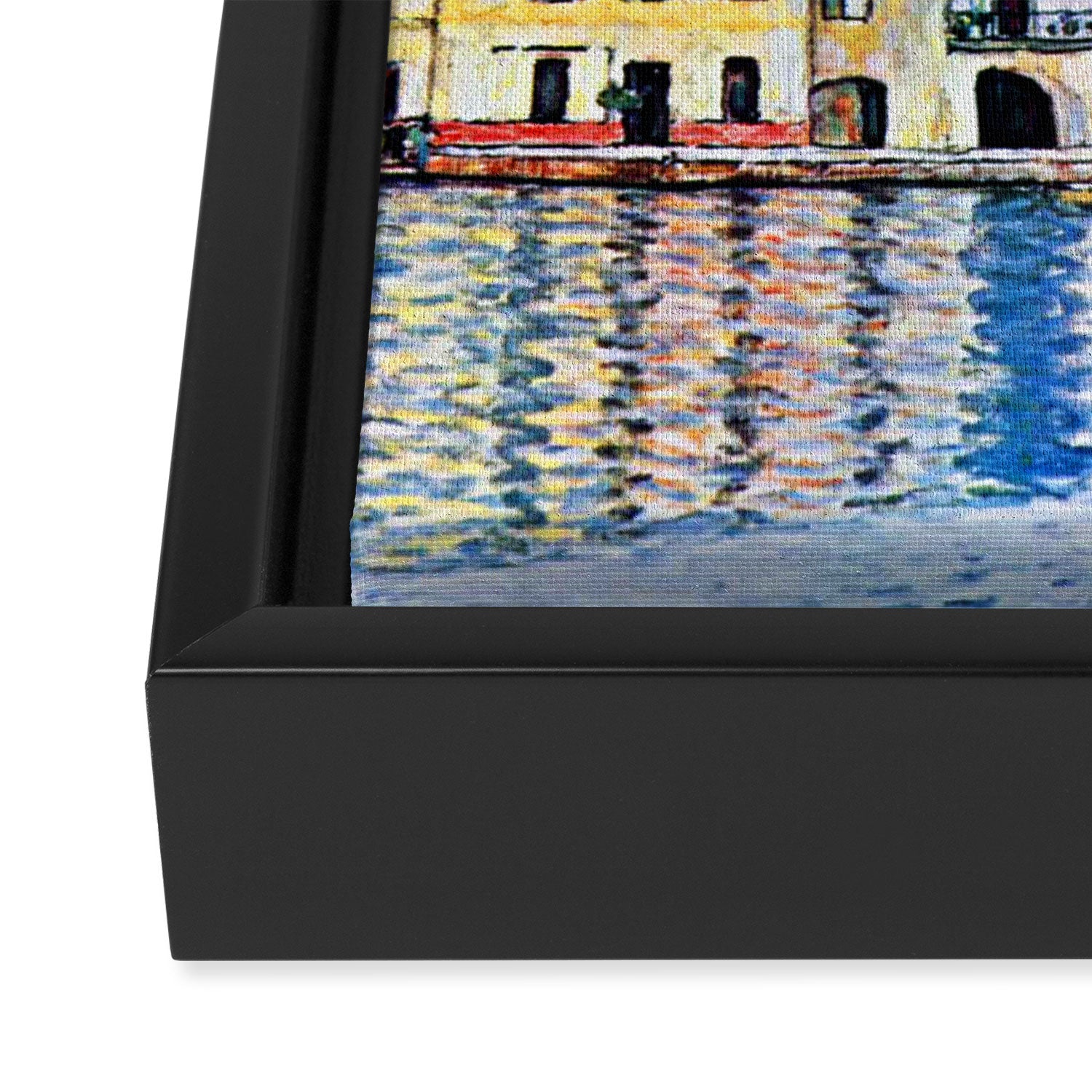 Gustav Klimt Malcesine on Lake Garda Framed Canvas Print Gallery Image 3
