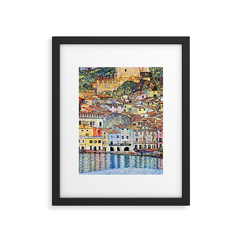 Gustav Klimt Malcesine on Lake Garda Framed Art Print Gallery Image 4