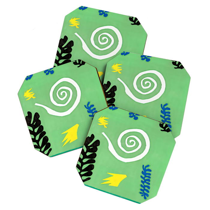 Henri Matisse - Composition of Green Ground Coaster Gallery Image 1