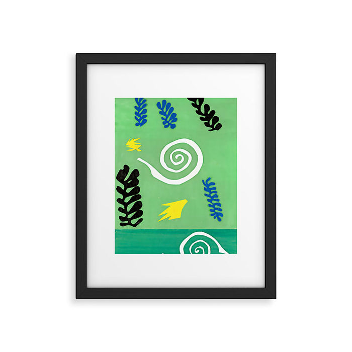 Henri Matisse - Composition of Green Ground Framed Art Print Gallery Image 1