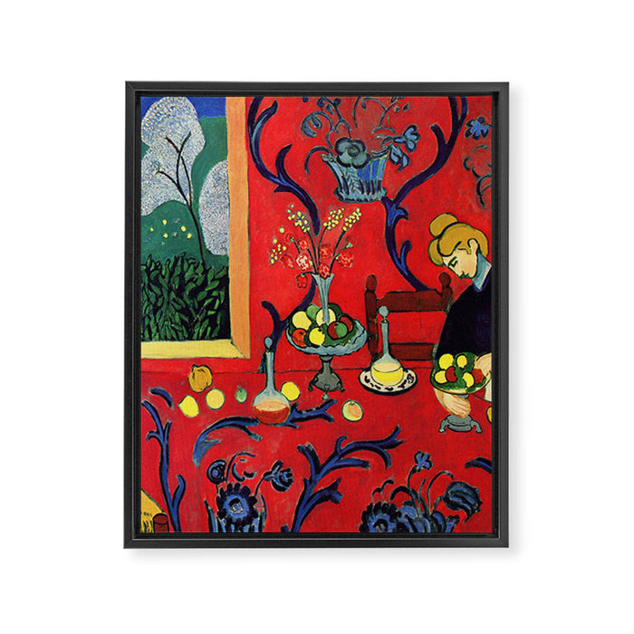 Henri Matisse Harmony in Red Framed Canvas Print Gallery Image 1