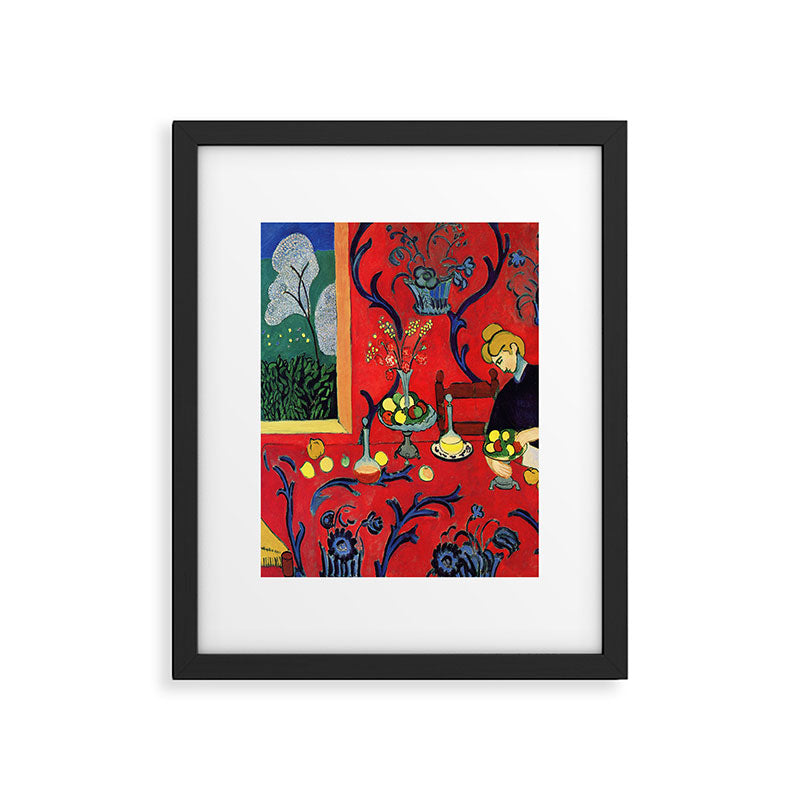 Henri Matisse Harmony in Red Framed Art Print Gallery Image 6