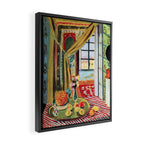 Henri Matisse Interior with a Phonograph Framed Canvas Print Gallery Image 2