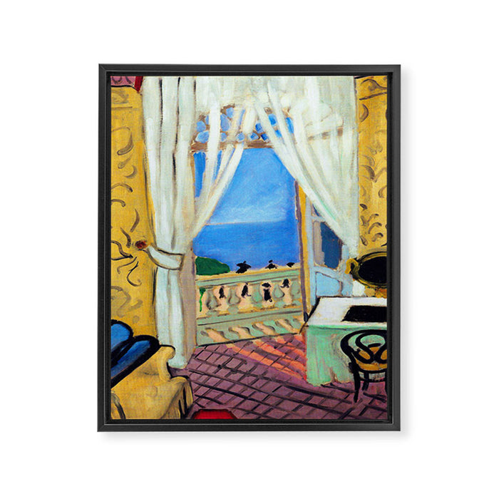 Henri Matisse Interior with a Violin Case Framed Canvas Print Gallery Image 1