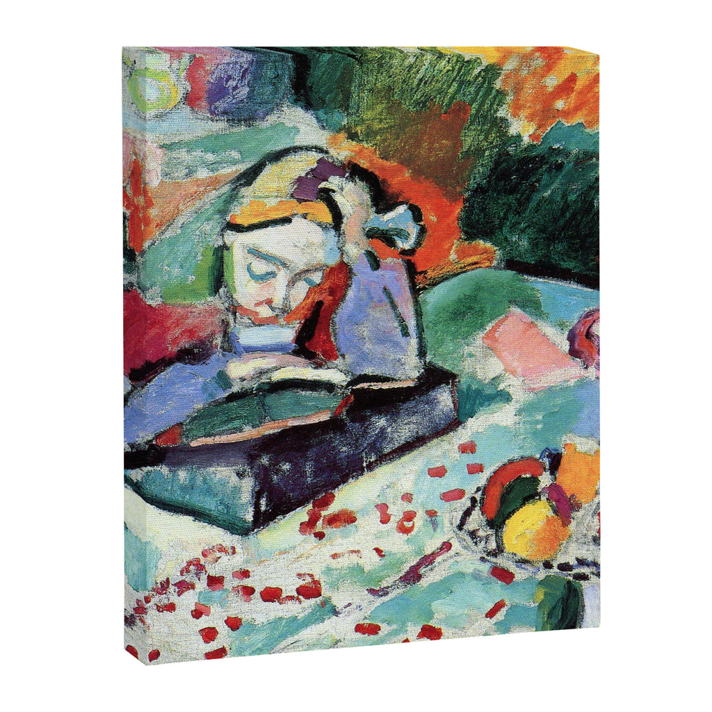 Henri Matisse Interior with a Young Girl Reading Canvas Print Gallery Image 8