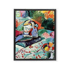 Henri Matisse Interior with a Young Girl Reading Framed Canvas Print Gallery Image 8