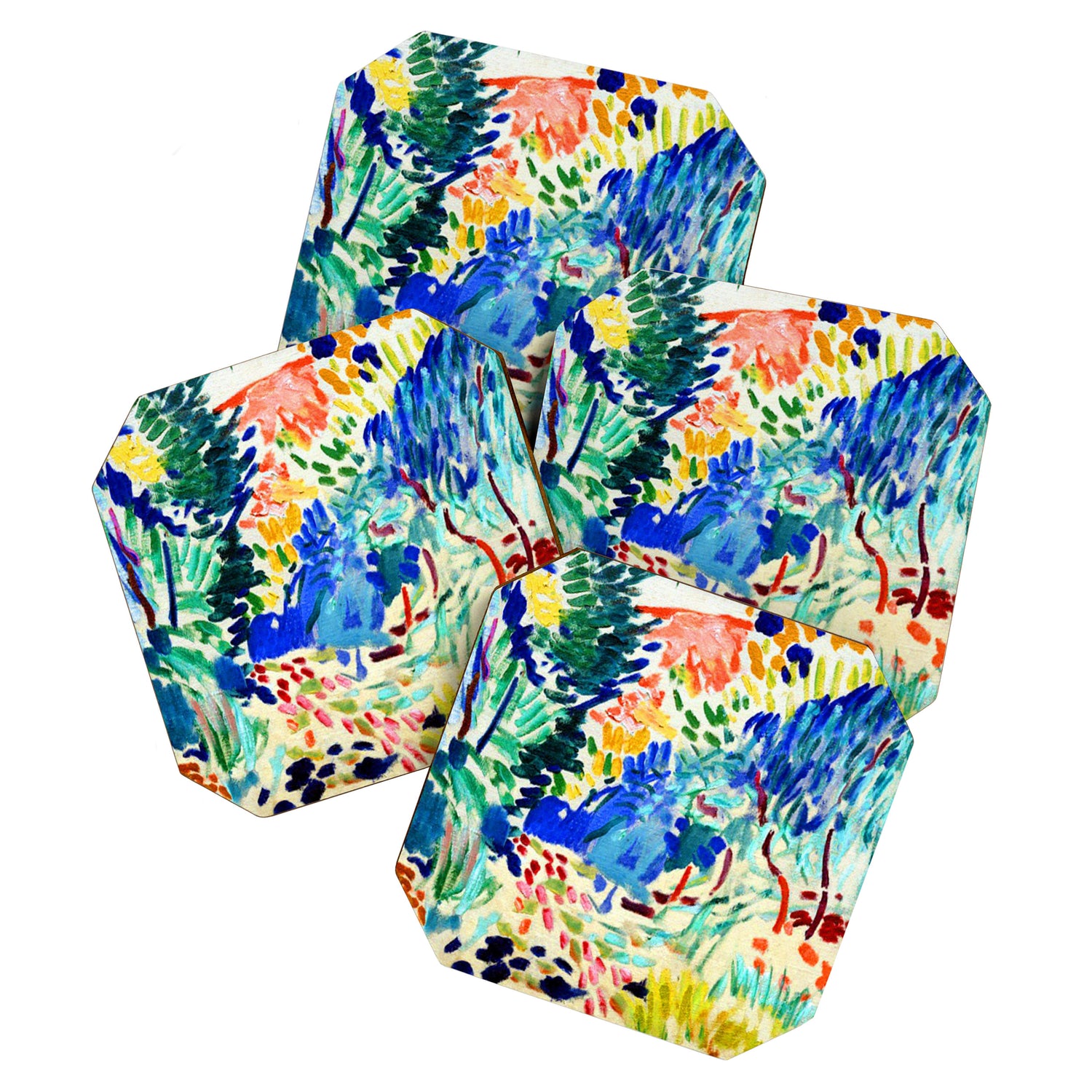 Henri Matisse Landscape at Collioure Coaster Gallery Image 1