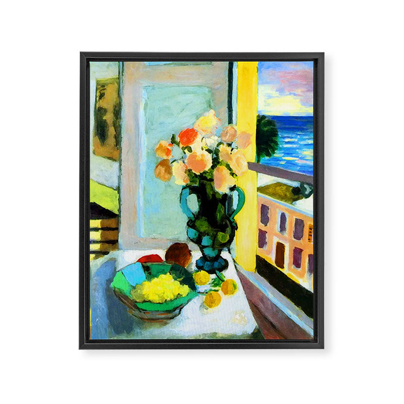 Henri Matisse Roses by the Window Framed Canvas Print Gallery Image 6
