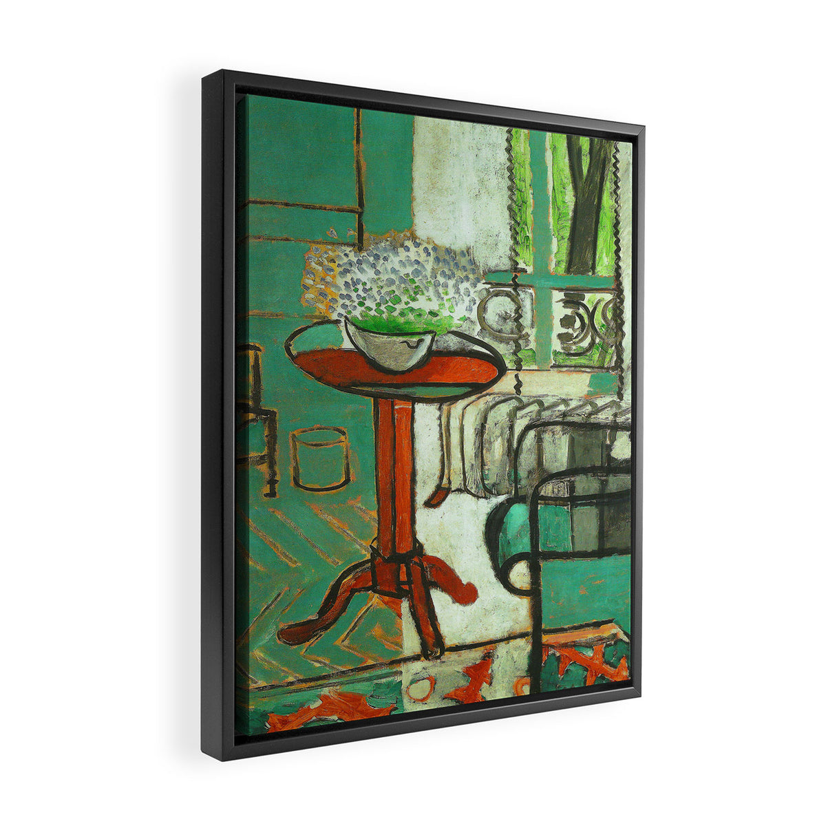 Henri Matisse The Green Room Framed Canvas Print Gallery Image 2