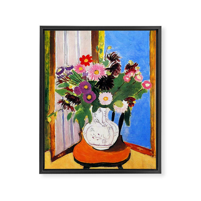 Henri Matisse Vase with Flowers Framed Canvas Print Gallery Image 6
