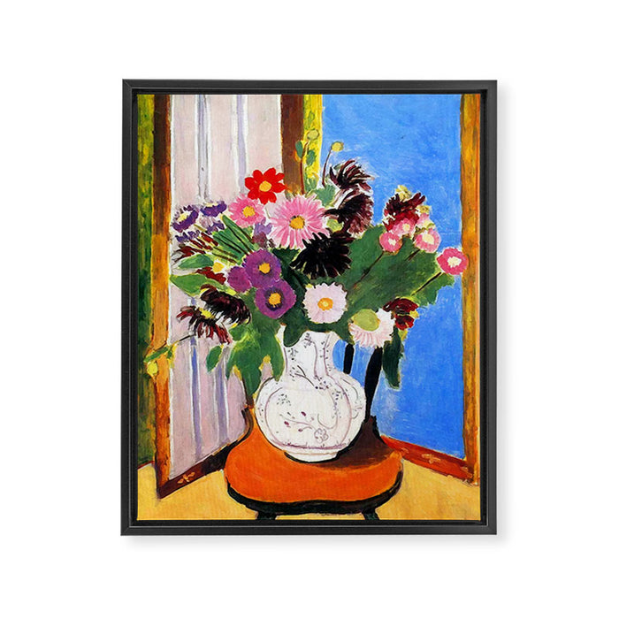 Henri Matisse Vase with Flowers Framed Canvas Print Gallery Image 1