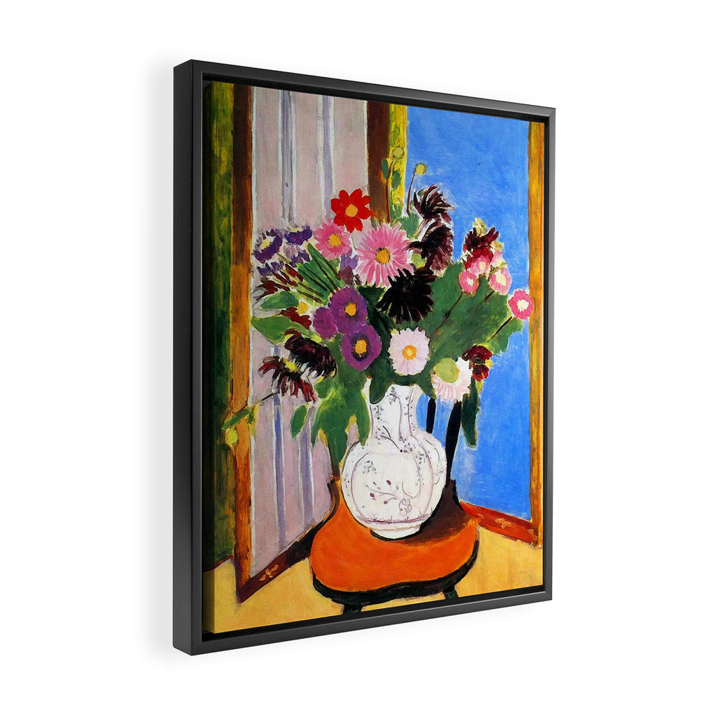 Henri Matisse Vase with Flowers Framed Canvas Print Gallery Image 2
