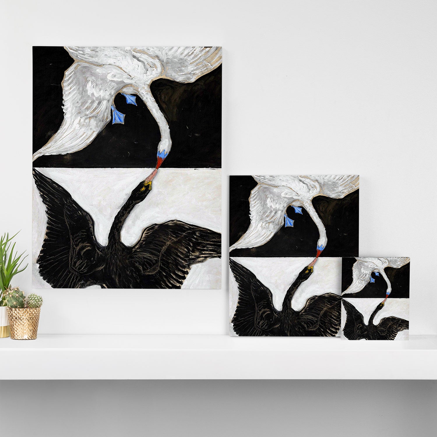 Hilma af Klint The Swan Canvas Print Gallery Image 3