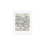 Historical Great Smoky Mountain National Park Map 1941 Art Print Gallery Image 1