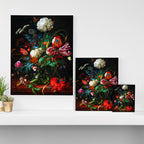 Jan Davidsz de Heem Vase of Flowers Canvas Print Gallery Image 3