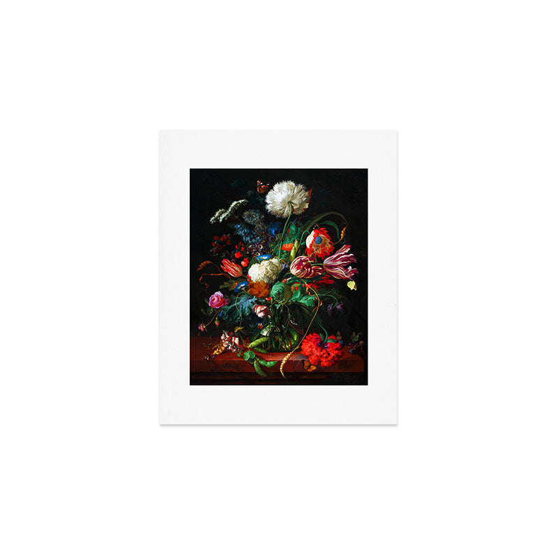 Jan Davidsz de Heem Vase of Flowers Art Print Gallery Image 1