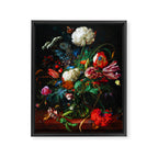 Jan Davidsz de Heem Vase of Flowers Framed Canvas Print Gallery Image 6