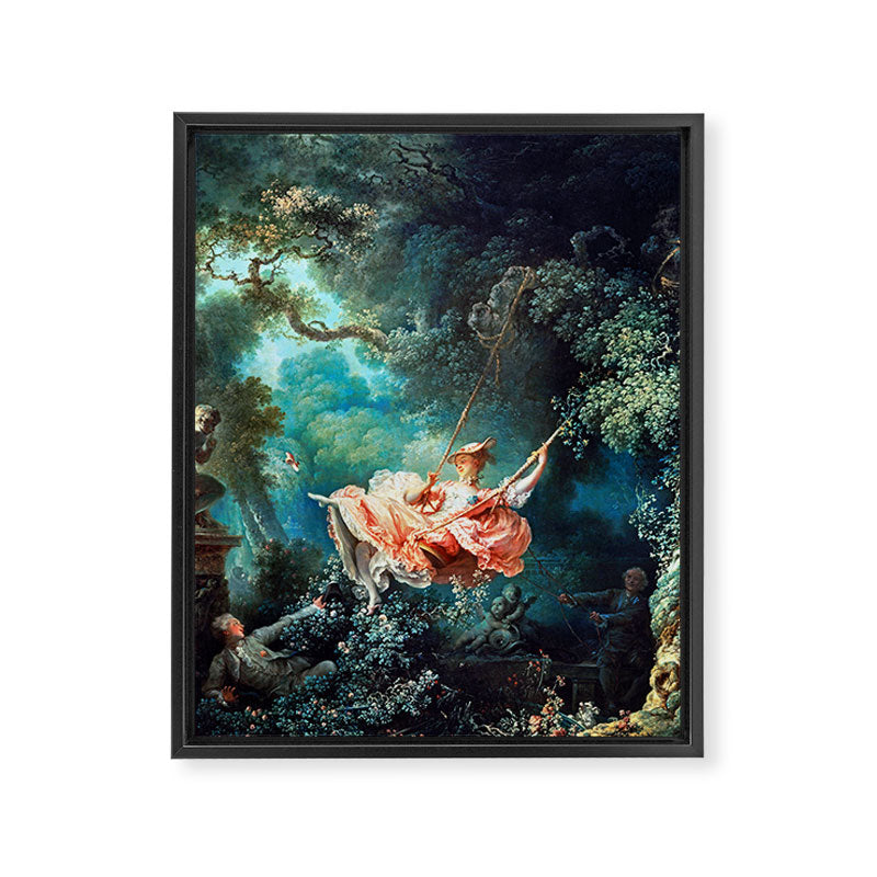 Jean Honore Fragonard The Swing Framed Canvas Print Gallery Image 6
