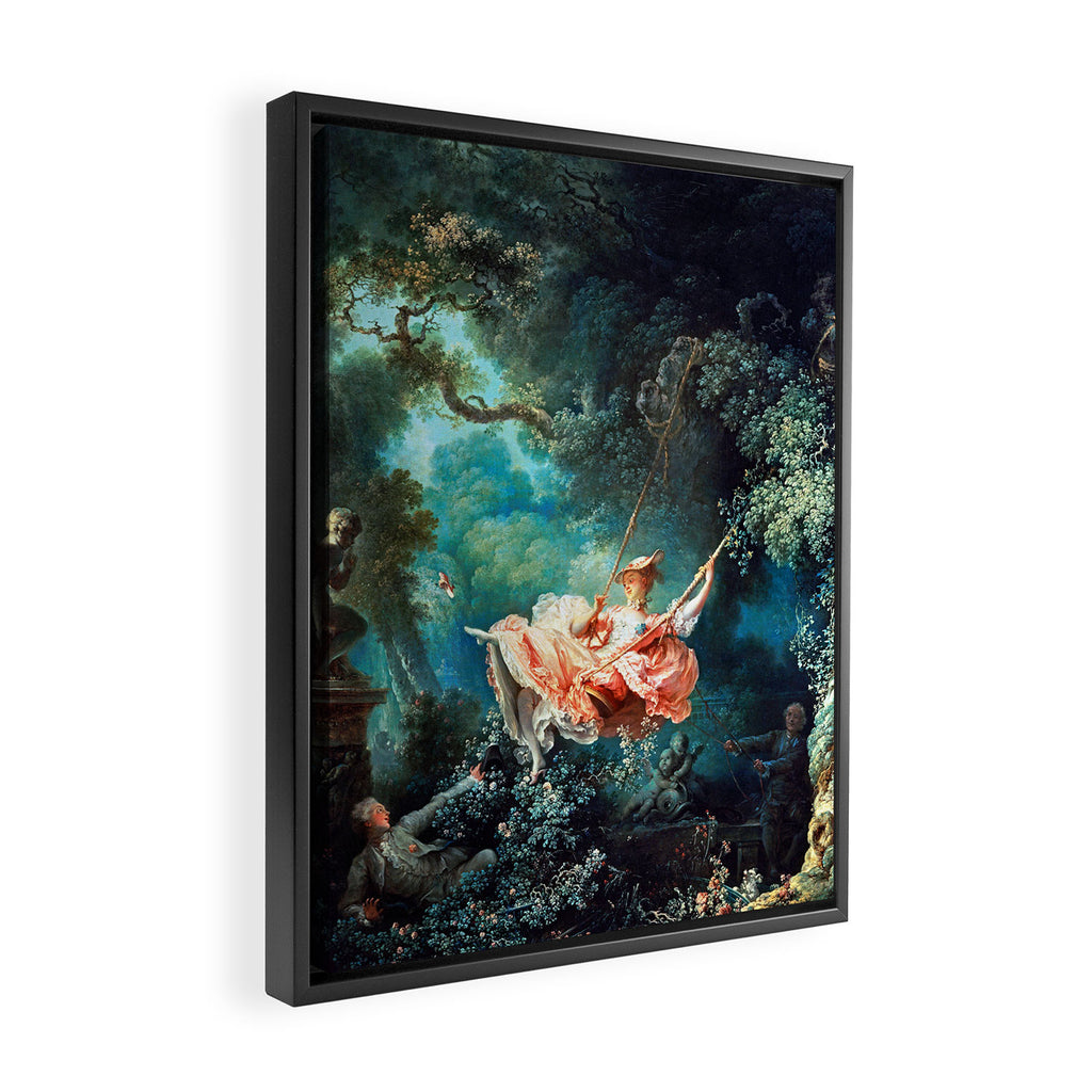 Jean Honore Fragonard The Swing Framed Canvas Print Gallery Image 2