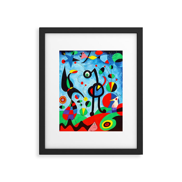 Joan Miro The Garden Framed Art Print Gallery Image 1