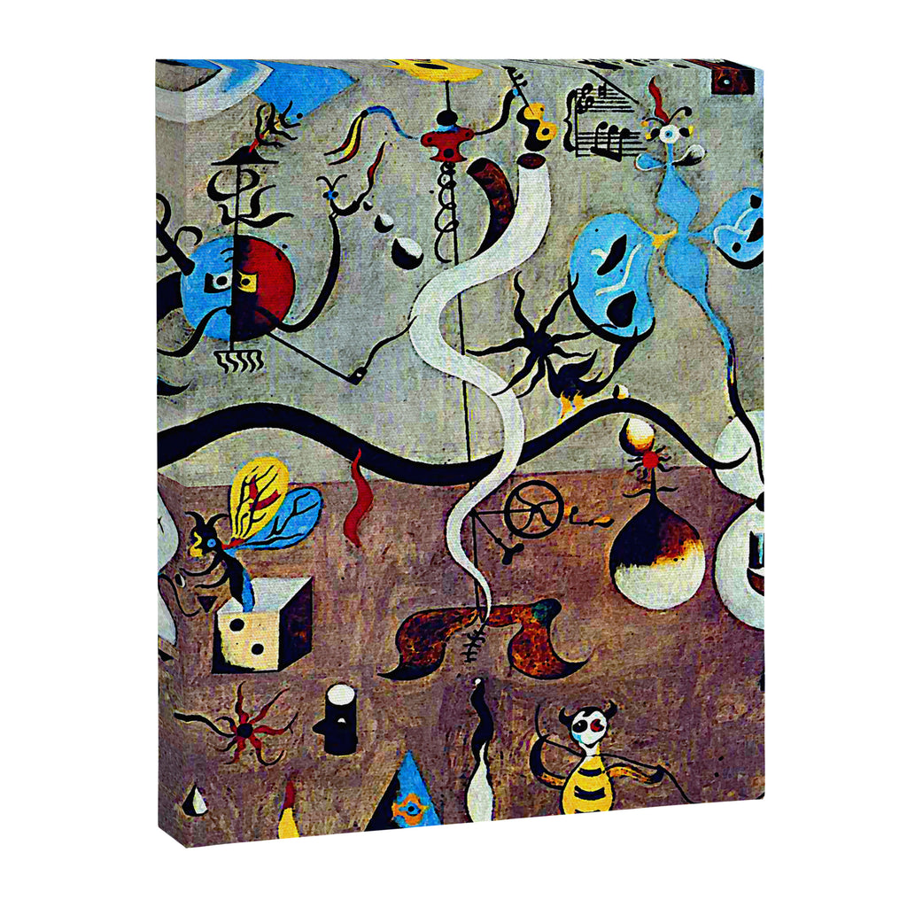 Joan Miro The Harlequin's Carnival Canvas Print Gallery Image 6