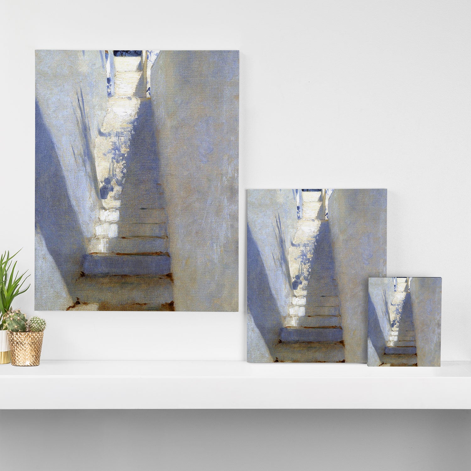 John Singer Sargent Staircase in Capri Canvas Print Gallery Image 3