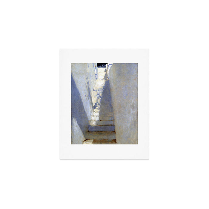 John Singer Sargent Staircase in Capri Art Print Gallery Image 1