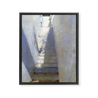 John Singer Sargent Staircase in Capri Framed Canvas Print Gallery Image 6
