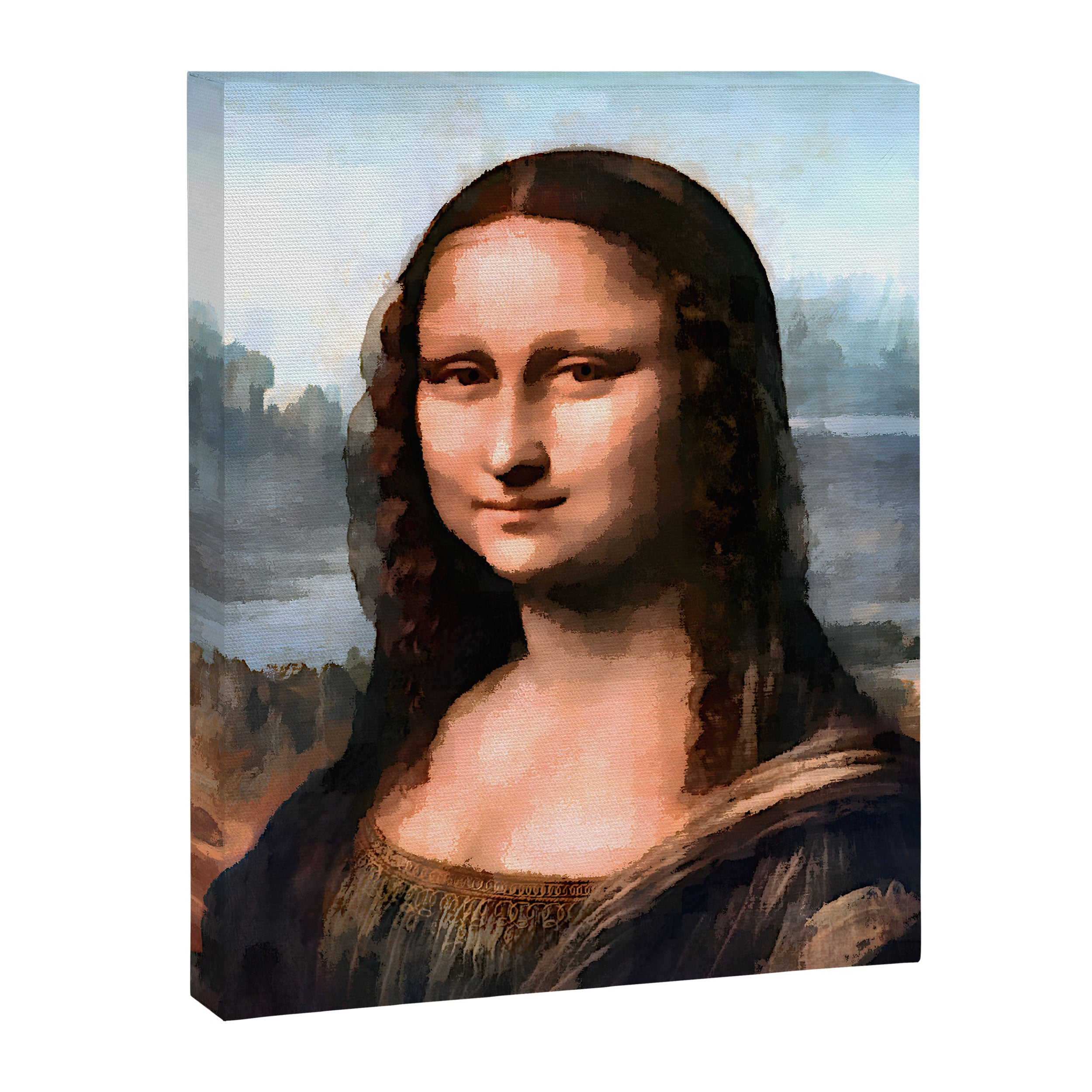 Leonardo da Vinci - The Mona Lisa Canvas Print Gallery Image 8