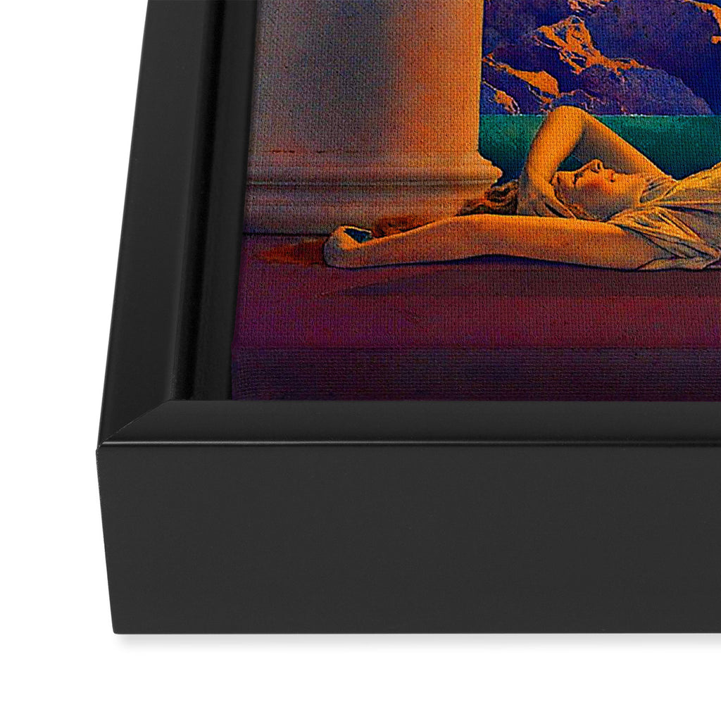 Maxfield Parrish Daybreak 1922 Framed Canvas Print Gallery Image 3
