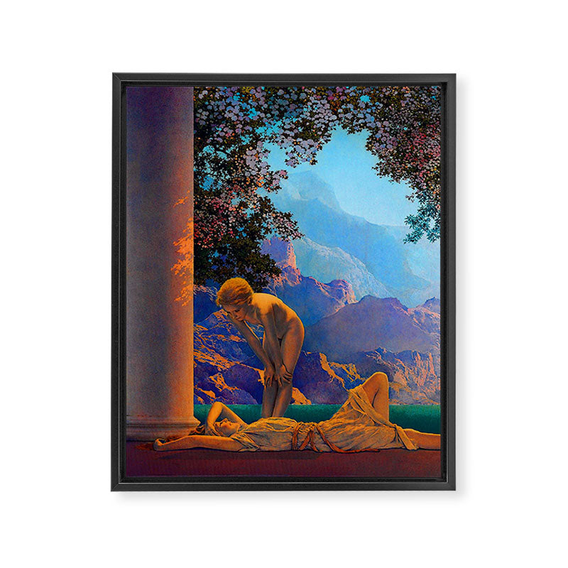 Maxfield Parrish Daybreak 1922 Framed Canvas Print Gallery Image 6
