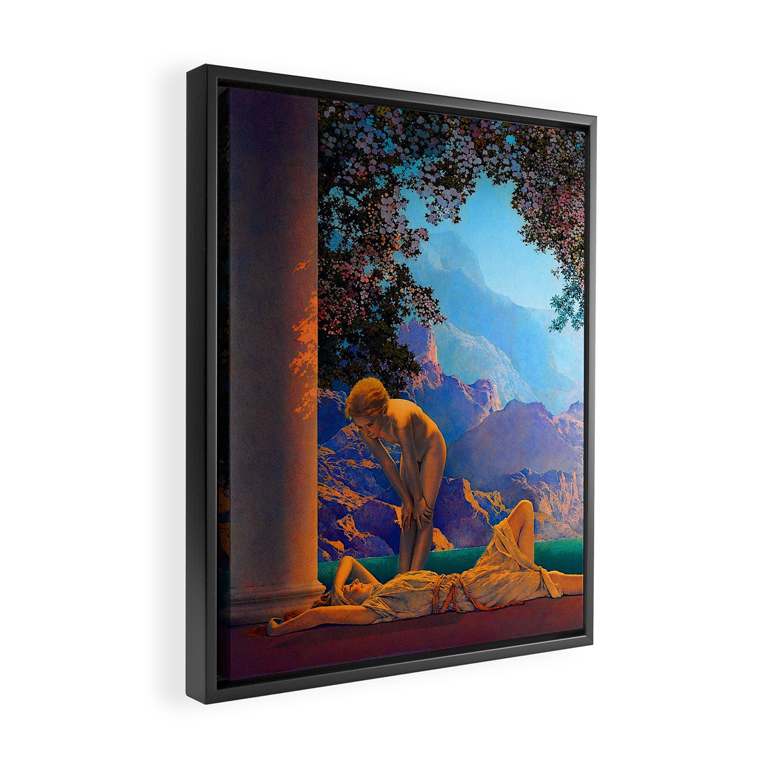 Maxfield Parrish Daybreak 1922 Framed Canvas Print Gallery Image 2
