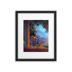 Maxfield Parrish Daybreak 1922 Framed Art Print Gallery Image 5