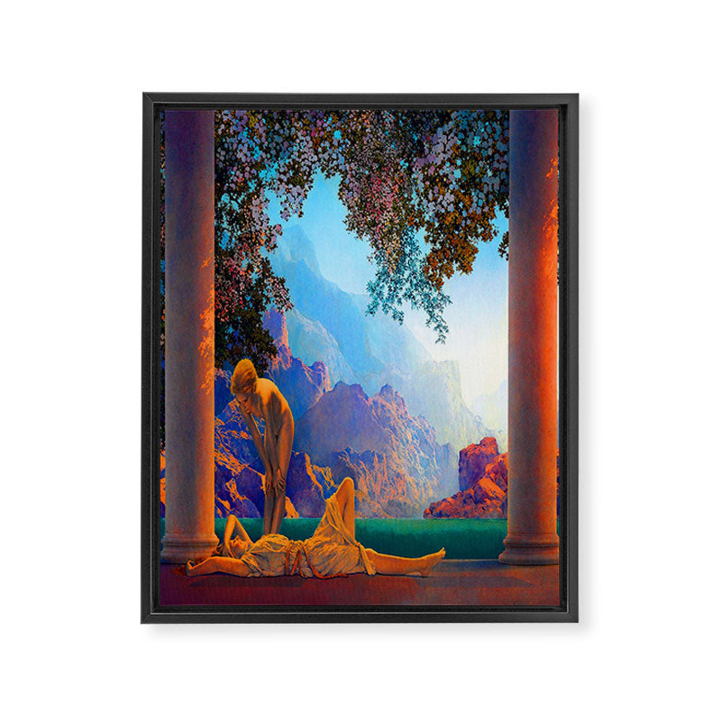 Maxfield Parrish Daybreak Framed Canvas Print Gallery Image 8