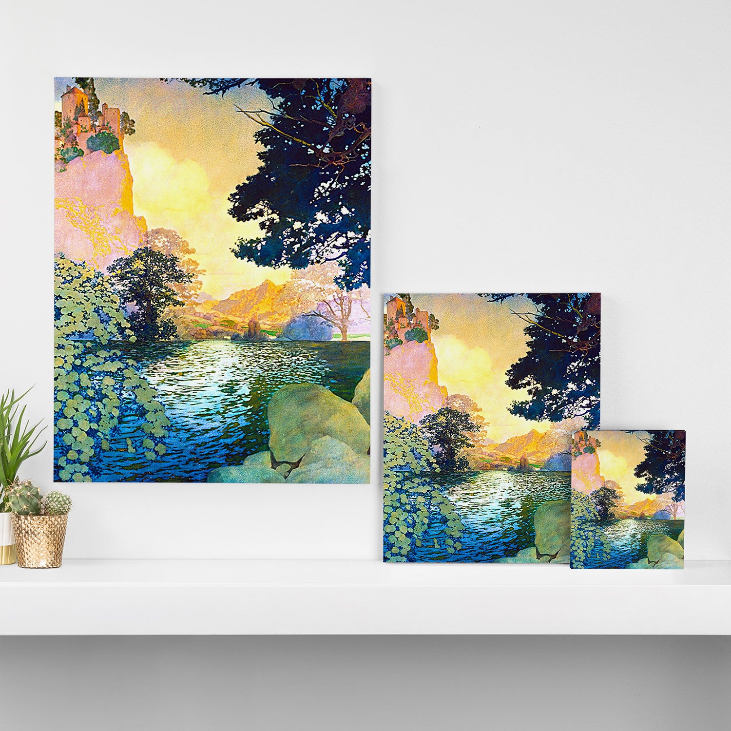 Maxfield Parrish Dream Castle Canvas Print Gallery Image 3