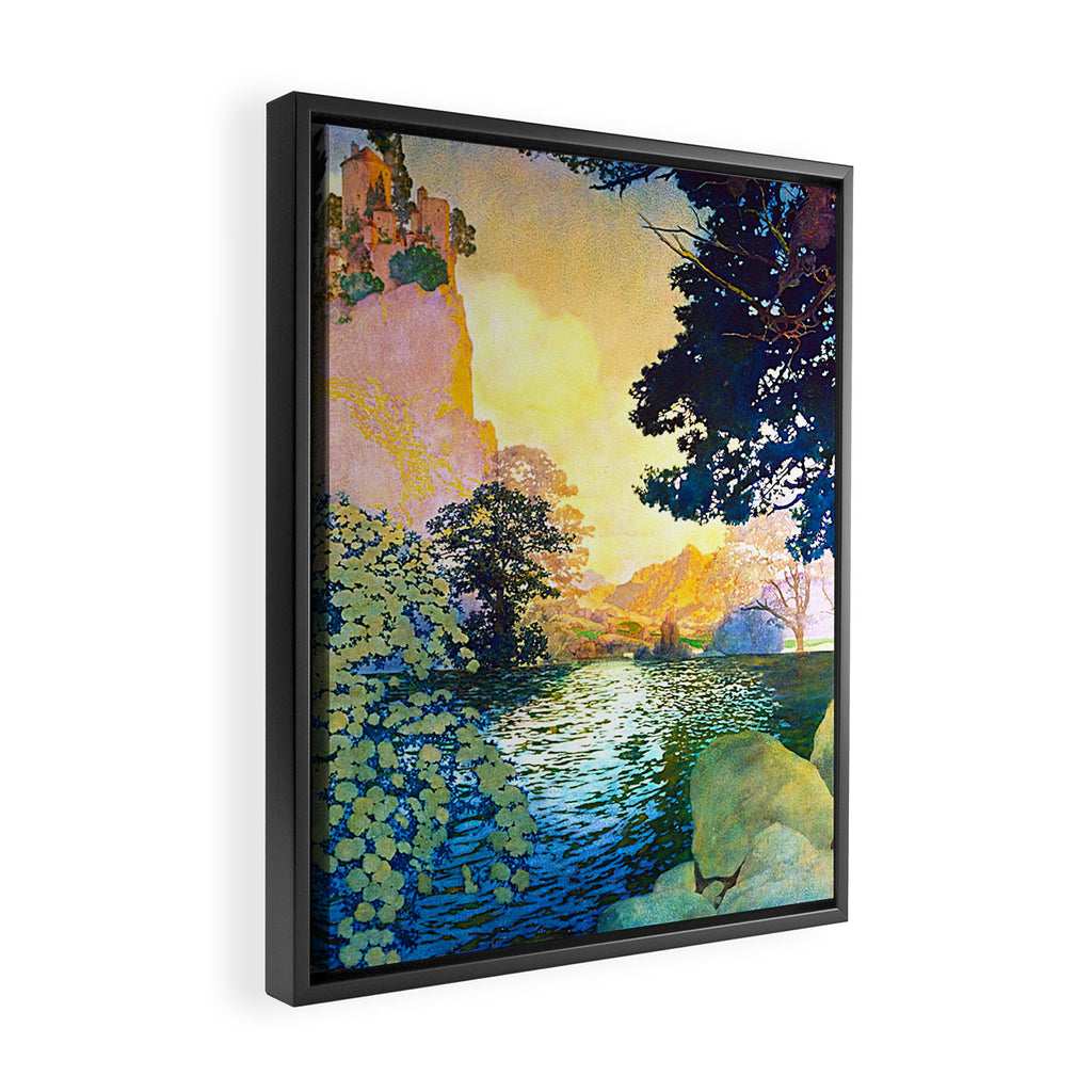 Maxfield Parrish Dream Castle Framed Canvas Print Gallery Image 2