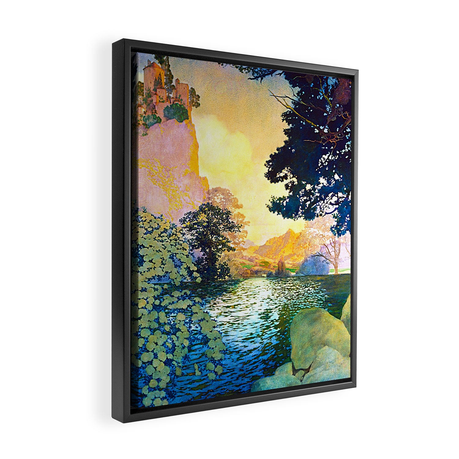Maxfield Parrish Dream Castle Framed Canvas Print Gallery Image 2