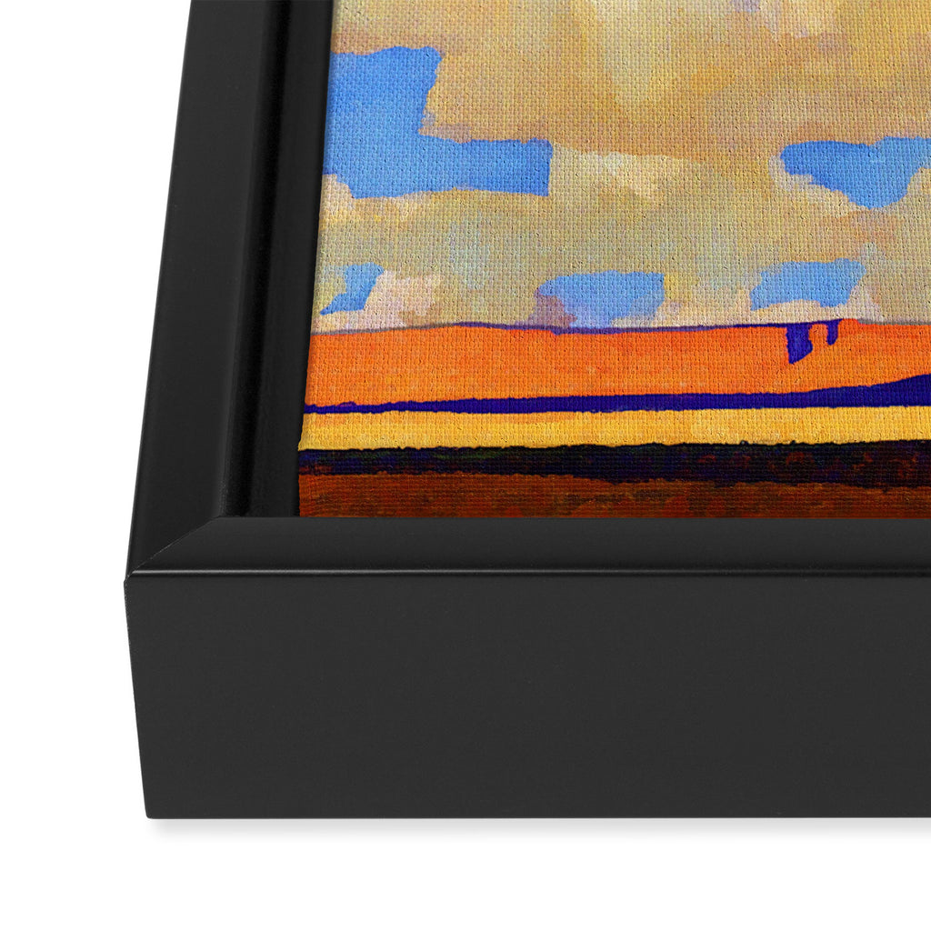 Maynard Dixon Cloud World Framed Canvas Print Gallery Image 3