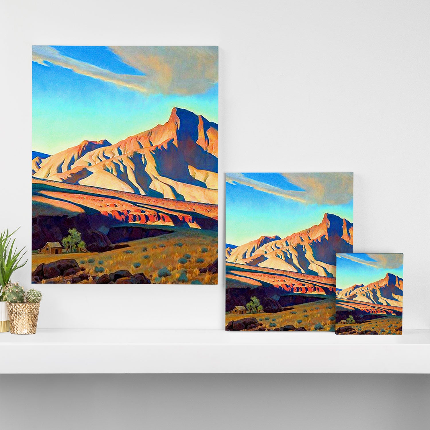 Maynard Dixon Home of the Desert Rat Canvas Print Gallery Image 3