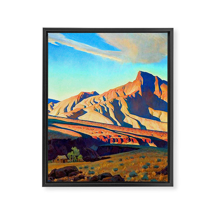 Maynard Dixon Home of the Desert Rat Framed Canvas Print Gallery Image 1