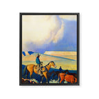 Maynard Dixon Open Range II Framed Canvas Print Gallery Image 6